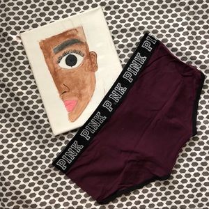 PINK Victoria's Secret Intimates & Sleepwear - NIP Victorias Secret Pink Maroon original boyshort PINK Victoria's Secret Intimates & Sleepwear - NIP Victorias Secret Pink Maroon original boyshort